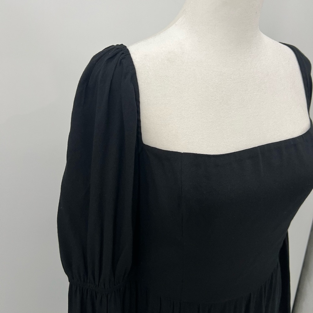 Reformation Mica black midi dress - Picture 3 of 9
